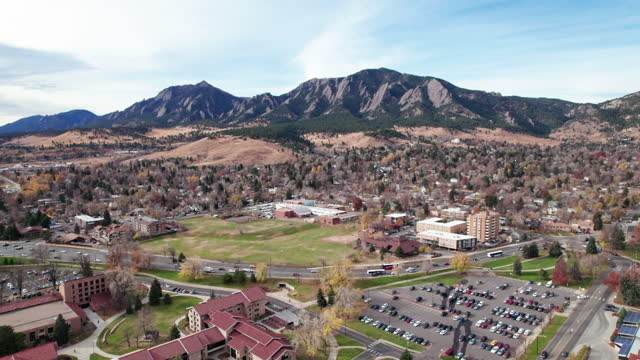 Drone View of Boulder, CO