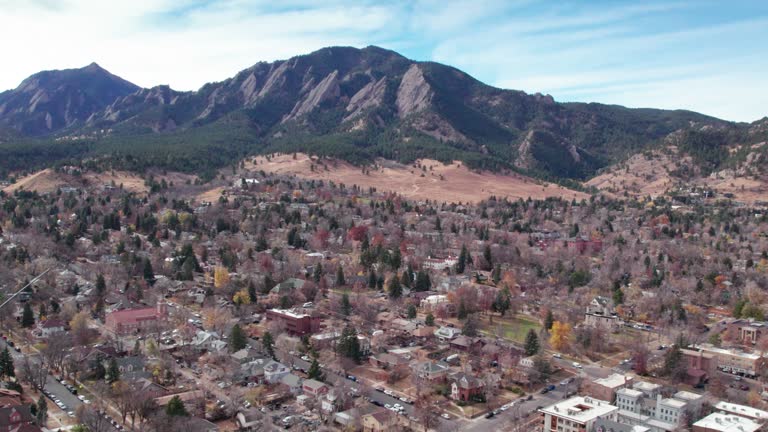 Drone View of Boulder, CO