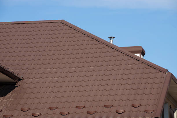 istock New roofing construction with attic skylights, rain gutter system, roof windows and roof protection from snow board, snow guard exterior 1364974507