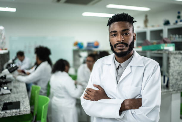 istock Portrait of a student in the lab 1364983839