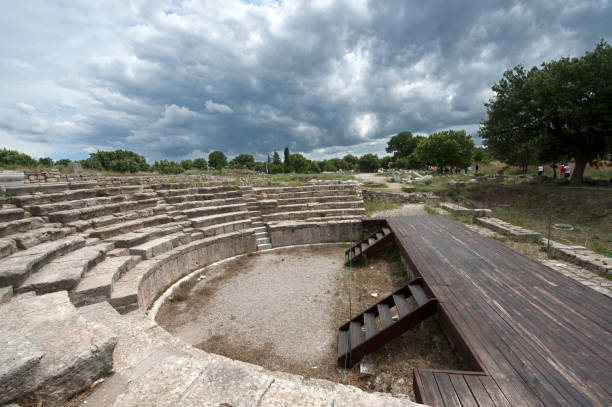 die antike stadt troja - ilium stock-fotos und bilder