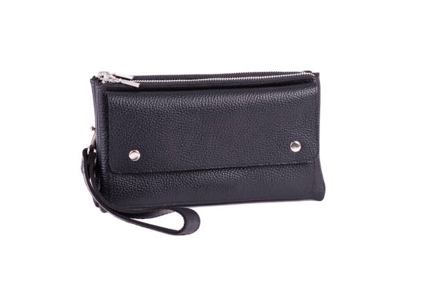 istock Modern leather casual clutch isolated on white background 1364996140