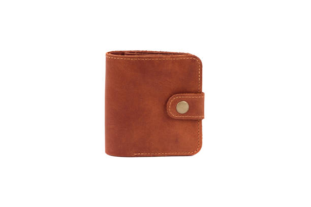 istock Leather card holder wallet isolated over the white background 1364996176