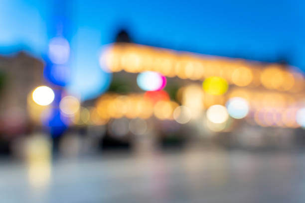 Unfocused City lights