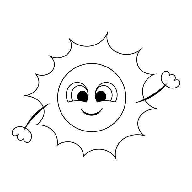 Sol Para Colorear Vectores Libres de Derechos - iStock Sol Para Colorear Vectores Libres de Derechos - iStock