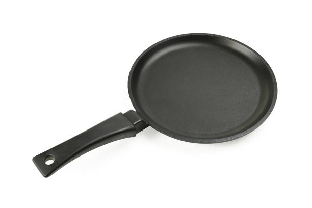 istock New clean frying pan, isolated on white background 1365005788