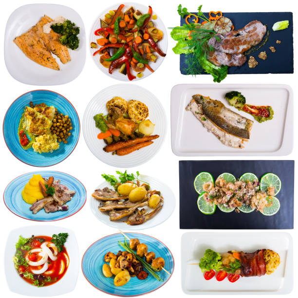 istock Collage of different meals isolated 1365007092