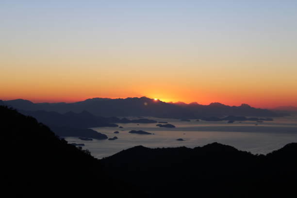 istock Sunrise over the sea in Brazil 1365013563
