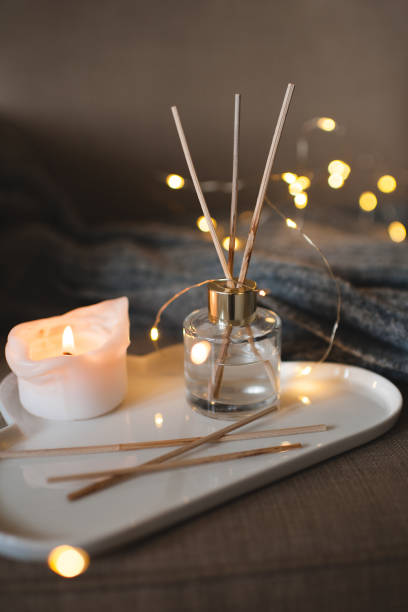 istock Cosy home atmosphere with fragrance 1365014635