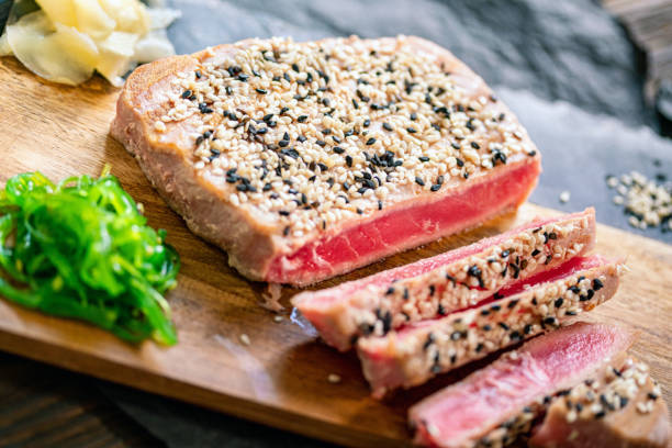 istock Grilled Tuna Steak close-up 1365024157