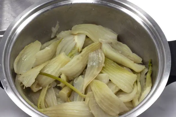 steamed fennel vegetables
