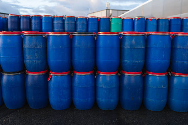 istock Salted herring in barrels storage 1365027871