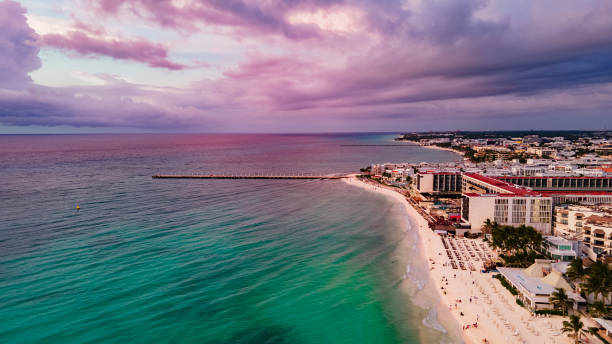 istock Playa del Carmen during a beautiful sunrise 1365038843