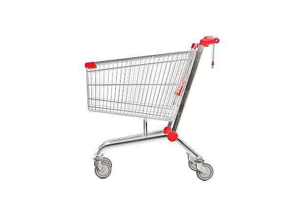 istock Studio shot of an empty shopping cart 136503983