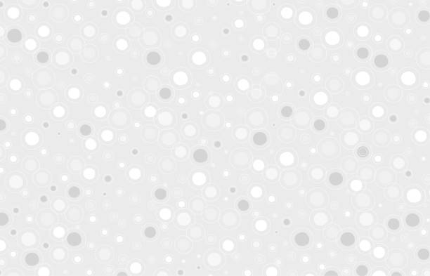 abstrakcyjne kropki doodle wzór projektu dekoracyjnego szablonu grafiki. nakładające się białe proste tło. ilustracja wektorowa - polka dot stock illustrations