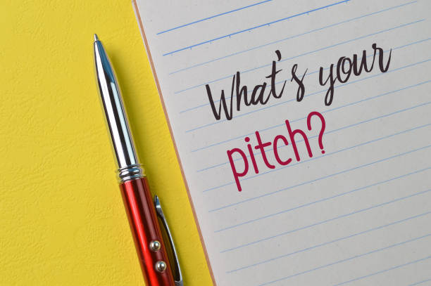 istock Pen and notebook with question WHAT'S YOUR PITCH? 1365047120