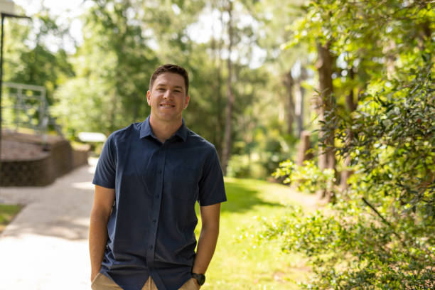 istock Relaxed portrait of a young man 1365071557
