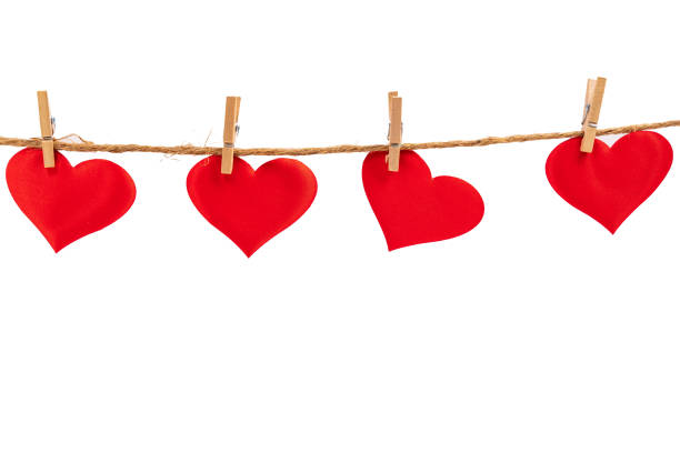 istock Red hearts close-up, concept February 14th Valentines Day. Selective focus 1365071769