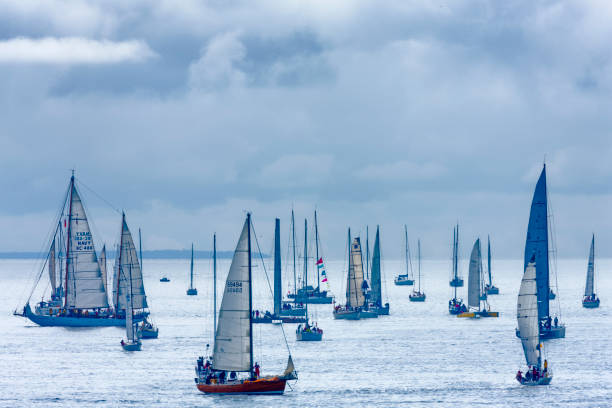 The City of Victoria on Vancouver Island  on May 28, 2011:     Swiftsure sailing regatta off of Victoria on Vancouver Island, British Columbia