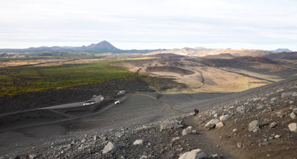 istock Small crater in Iceland 1365080437