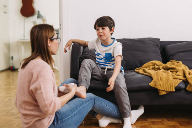 istock mother and son at home 1365082914