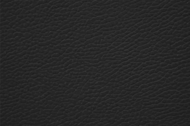 しわ革のテクスチャー効果ダークブラックテクスチャ空の空白の水平ベクトルの背景象の皮のような - leather点のイラスト素材／クリップアート素材／マンガ素材／アイコン素材