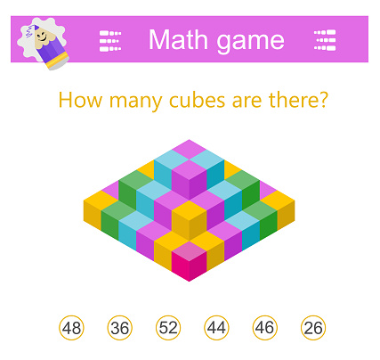 Stock Image Computer Math Game Math Game Stock Illustration - Download Image Now - Abstract ...