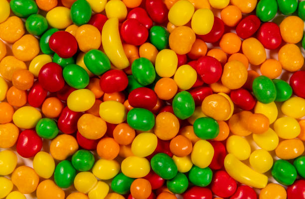 istock Full Frame Shot Of Colorful Candies 1365087878