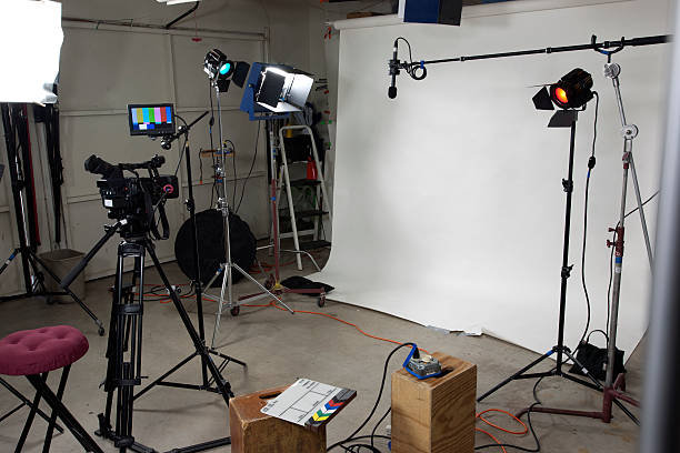 Small video studio stock photo