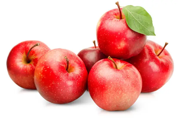 Photo of six apples