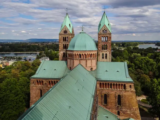 The Romanesque church in Speyer, Germany known as Speyer Cathedral (Speyerer Dom), was first built in the 11th century and is now a UNESCO-listed World Heritage.