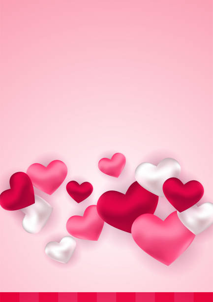 istock Universal love valentine's banner background with hearts. Design for special days, women's day, valentine's day, birthday, mother's day, father's day, Christmas, wedding, and event celebrations. 1365108508