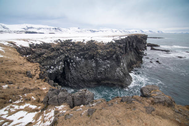 istock Coast in Arnarstapi Iceland landscape in winter 1365108534