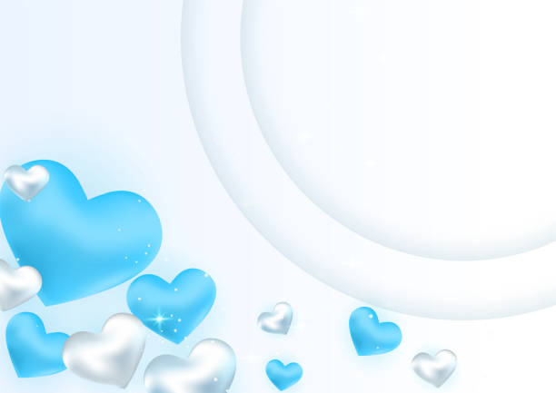 istock Valentines day sale vector banner. Sale discount text for valentines day shopping promotion with hearts elements in blue background. Vector illustration. 1365109727