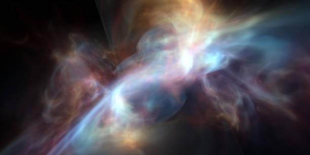 istock Abstract background imitating bunches of energy 1365116707
