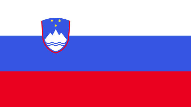 ilustrações de stock, clip art, desenhos animados e ícones de national flag of slovenia eps file - slovenian flag vector file - beauty queen