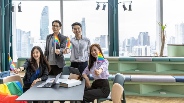 istock Inclusive working space and cityscape 1365124058