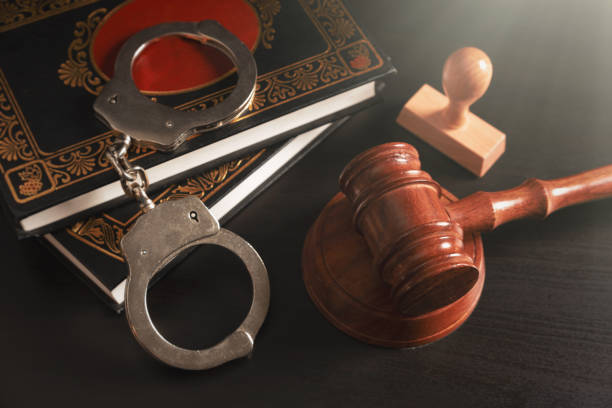 istock Crime and violence concept with handcuffs 1365126659