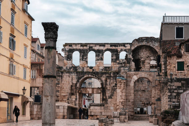 istock Gate to the old town of Split, Croatia 1365127965