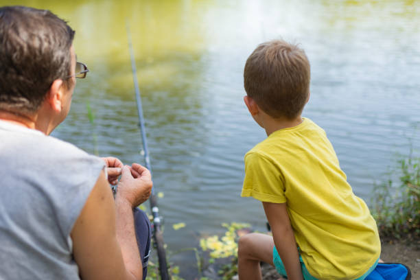 istock Fishing with my grandfather 1365132859