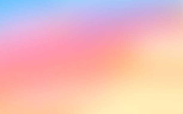 ilustrações de stock, clip art, desenhos animados e ícones de subtle smooth gradient sunset background - gradiente de cor