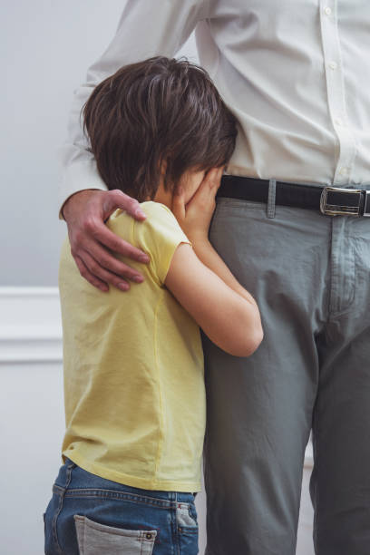 Hal Crying Dad 550+ Father Hugging His Crying Son Stock Photos, Pictures & Royalty ...