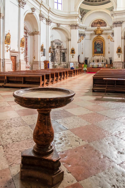 Vittorio Veneto, the Cathedral of Serravalle (Veneto, Italy)