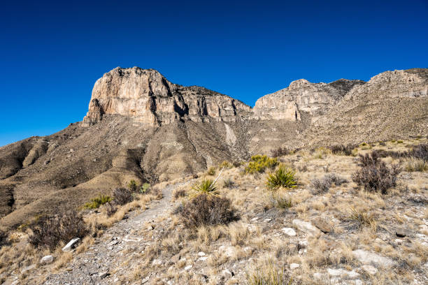 istock Deep Blue Sky Over El Capitan and Guadalupe Peak 1365149948