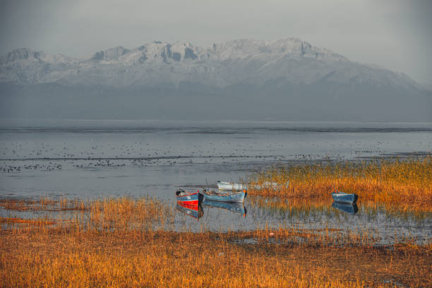 Beysehir Lake in Konya, Turkey.