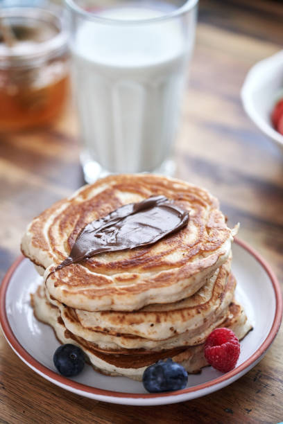 istock Perfect Match Pancakes Filled with Nutella 1365159228