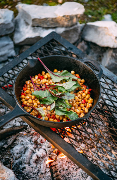 istock Vegan food in a cast Iron Pan 1365168201