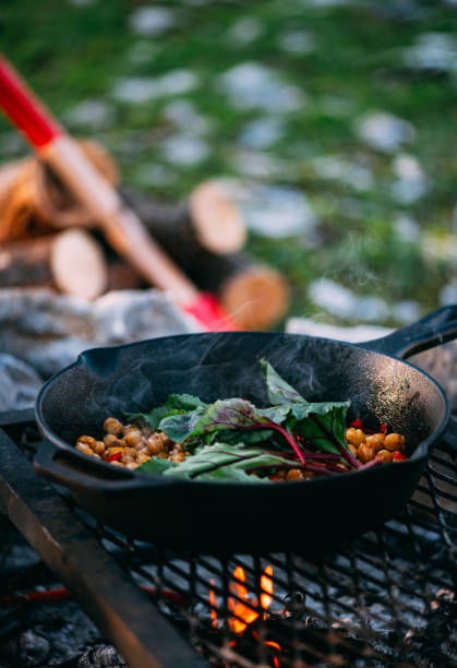 istock Vegan food in a cast Iron Pan 1365170455