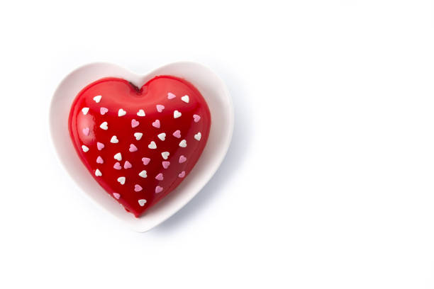 istock Heart shaped cake for Valentine's Day or mother's day 1365174084