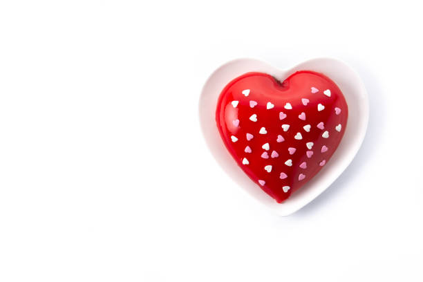 istock Heart shaped cake for Valentine's Day or mother's day 1365174115